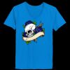 Ladies’  Junior Fine Jersey V-Neck Longer Length T-Shirt Thumbnail