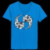 Ladies’  Junior Fine Jersey V-Neck Longer Length T-Shirt Thumbnail