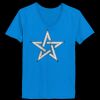 Ladies’  Junior Fine Jersey V-Neck Longer Length T-Shirt Thumbnail