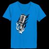 Ladies’  Junior Fine Jersey V-Neck Longer Length T-Shirt Thumbnail