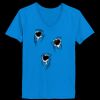 Ladies’  Junior Fine Jersey V-Neck Longer Length T-Shirt Thumbnail