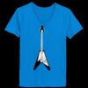 Ladies’  Junior Fine Jersey V-Neck Longer Length T-Shirt Thumbnail
