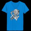 Ladies’  Junior Fine Jersey V-Neck Longer Length T-Shirt Thumbnail