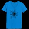 Ladies’  Junior Fine Jersey V-Neck Longer Length T-Shirt Thumbnail