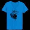 Ladies’  Junior Fine Jersey V-Neck Longer Length T-Shirt Thumbnail