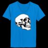 Ladies’  Junior Fine Jersey V-Neck Longer Length T-Shirt Thumbnail