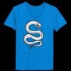 Ladies’  Junior Fine Jersey V-Neck Longer Length T-Shirt Thumbnail