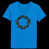 Ladies’  Junior Fine Jersey V-Neck Longer Length T-Shirt Thumbnail