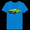 Ladies’  Junior Fine Jersey V-Neck Longer Length T-Shirt Thumbnail