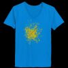 Ladies’  Junior Fine Jersey V-Neck Longer Length T-Shirt Thumbnail