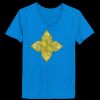 Ladies’  Junior Fine Jersey V-Neck Longer Length T-Shirt Thumbnail