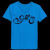 Ladies’  Junior Fine Jersey V-Neck Longer Length T-Shirt Thumbnail