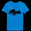 Ladies’  Junior Fine Jersey V-Neck Longer Length T-Shirt Thumbnail