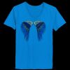Ladies’  Junior Fine Jersey V-Neck Longer Length T-Shirt Thumbnail