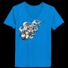 Ladies’  Junior Fine Jersey V-Neck Longer Length T-Shirt Thumbnail