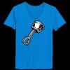 Ladies’  Junior Fine Jersey V-Neck Longer Length T-Shirt Thumbnail