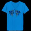 Ladies’  Junior Fine Jersey V-Neck Longer Length T-Shirt Thumbnail