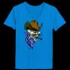 Ladies’  Junior Fine Jersey V-Neck Longer Length T-Shirt Thumbnail