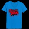 Ladies’  Junior Fine Jersey V-Neck Longer Length T-Shirt Thumbnail