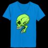 Ladies’  Junior Fine Jersey V-Neck Longer Length T-Shirt Thumbnail