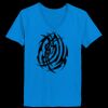 Ladies’  Junior Fine Jersey V-Neck Longer Length T-Shirt Thumbnail