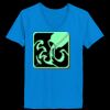 Ladies’  Junior Fine Jersey V-Neck Longer Length T-Shirt Thumbnail