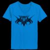Ladies’  Junior Fine Jersey V-Neck Longer Length T-Shirt Thumbnail