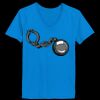 Ladies’  Junior Fine Jersey V-Neck Longer Length T-Shirt Thumbnail