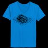 Ladies’  Junior Fine Jersey V-Neck Longer Length T-Shirt Thumbnail