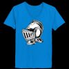 Ladies’  Junior Fine Jersey V-Neck Longer Length T-Shirt Thumbnail