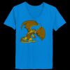 Ladies’  Junior Fine Jersey V-Neck Longer Length T-Shirt Thumbnail