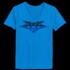Ladies’  Junior Fine Jersey V-Neck Longer Length T-Shirt Thumbnail