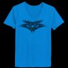Ladies’  Junior Fine Jersey V-Neck Longer Length T-Shirt Thumbnail