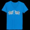 Ladies’  Junior Fine Jersey V-Neck Longer Length T-Shirt Thumbnail