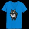 Ladies’  Junior Fine Jersey V-Neck Longer Length T-Shirt Thumbnail