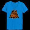 Ladies’  Junior Fine Jersey V-Neck Longer Length T-Shirt Thumbnail