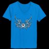 Ladies’  Junior Fine Jersey V-Neck Longer Length T-Shirt Thumbnail