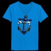 Ladies’  Junior Fine Jersey V-Neck Longer Length T-Shirt Thumbnail