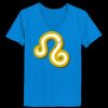 Ladies’  Junior Fine Jersey V-Neck Longer Length T-Shirt Thumbnail