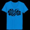 Ladies’  Junior Fine Jersey V-Neck Longer Length T-Shirt Thumbnail