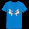 Ladies’  Junior Fine Jersey V-Neck Longer Length T-Shirt Thumbnail