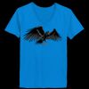Ladies’  Junior Fine Jersey V-Neck Longer Length T-Shirt Thumbnail