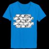 Ladies’  Junior Fine Jersey V-Neck Longer Length T-Shirt Thumbnail