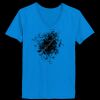 Ladies’  Junior Fine Jersey V-Neck Longer Length T-Shirt Thumbnail