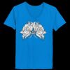 Ladies’  Junior Fine Jersey V-Neck Longer Length T-Shirt Thumbnail