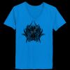 Ladies’  Junior Fine Jersey V-Neck Longer Length T-Shirt Thumbnail