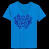 Ladies’  Junior Fine Jersey V-Neck Longer Length T-Shirt Thumbnail