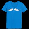 Ladies’  Junior Fine Jersey V-Neck Longer Length T-Shirt Thumbnail