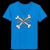 Ladies’  Junior Fine Jersey V-Neck Longer Length T-Shirt Thumbnail