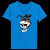 Ladies’  Junior Fine Jersey V-Neck Longer Length T-Shirt Thumbnail